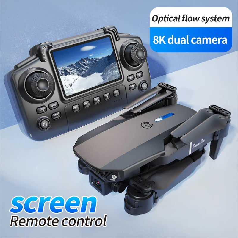 전문가용 E88 PRO 드론, 화면 탑재 8K HD 카 - Rc Helicopter Electric 리뷰 및 가격