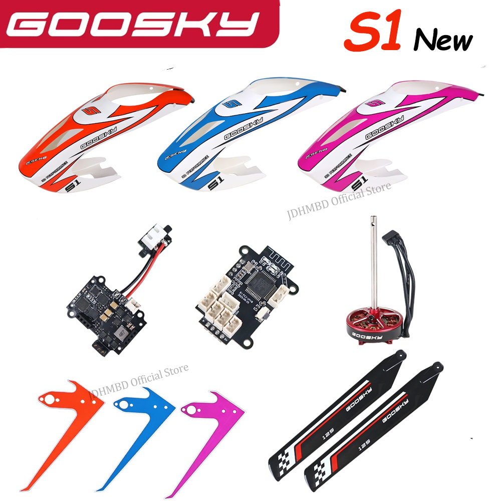 새로운 GOOSKY S1 헬리콥터 예비 부품 캐노피 메 - Rc Helicopter Bag 리뷰 및 가격