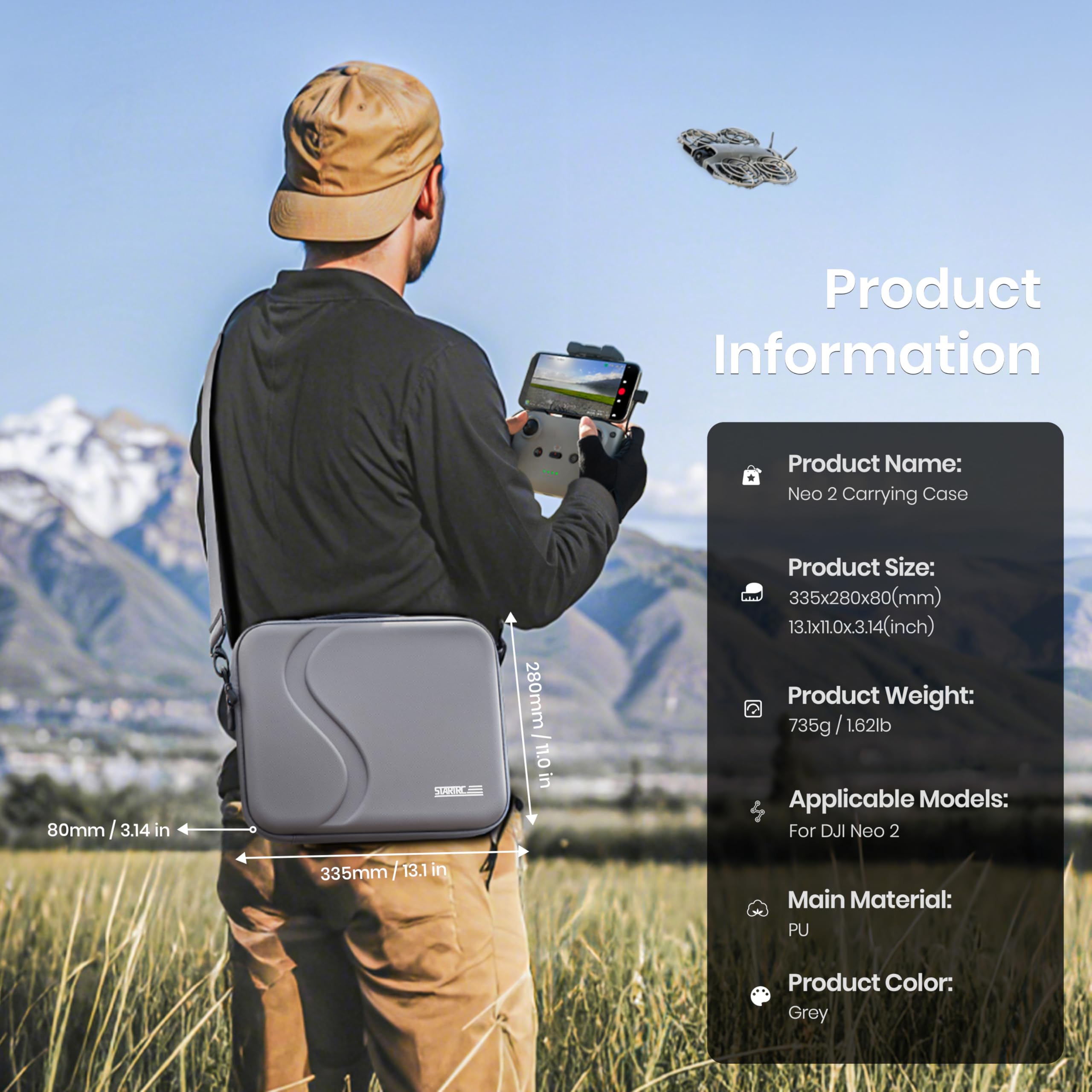 DJI Neo 2 액세서리용 휴대용 케이스 |   휴대 - Rc Helicopter Bag 리뷰 및 가격